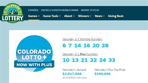 colorado lottery check my numbers.